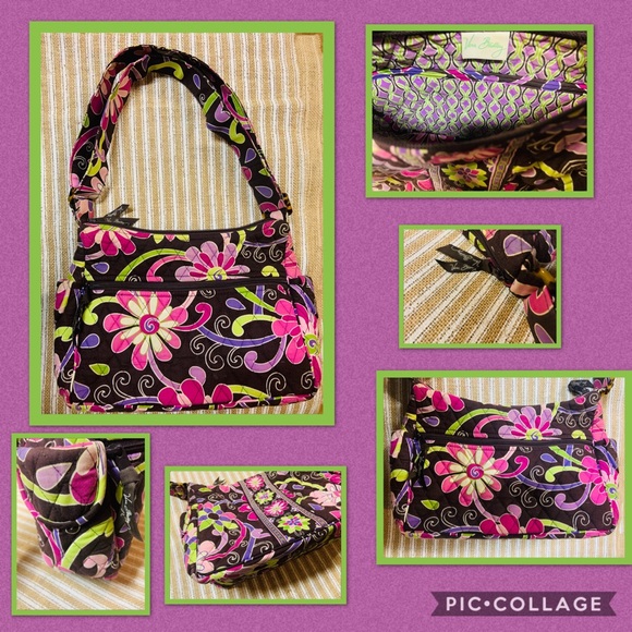 Vera Bradley Handbags - •Vera Bradley Purple Punch Pattern Purse•